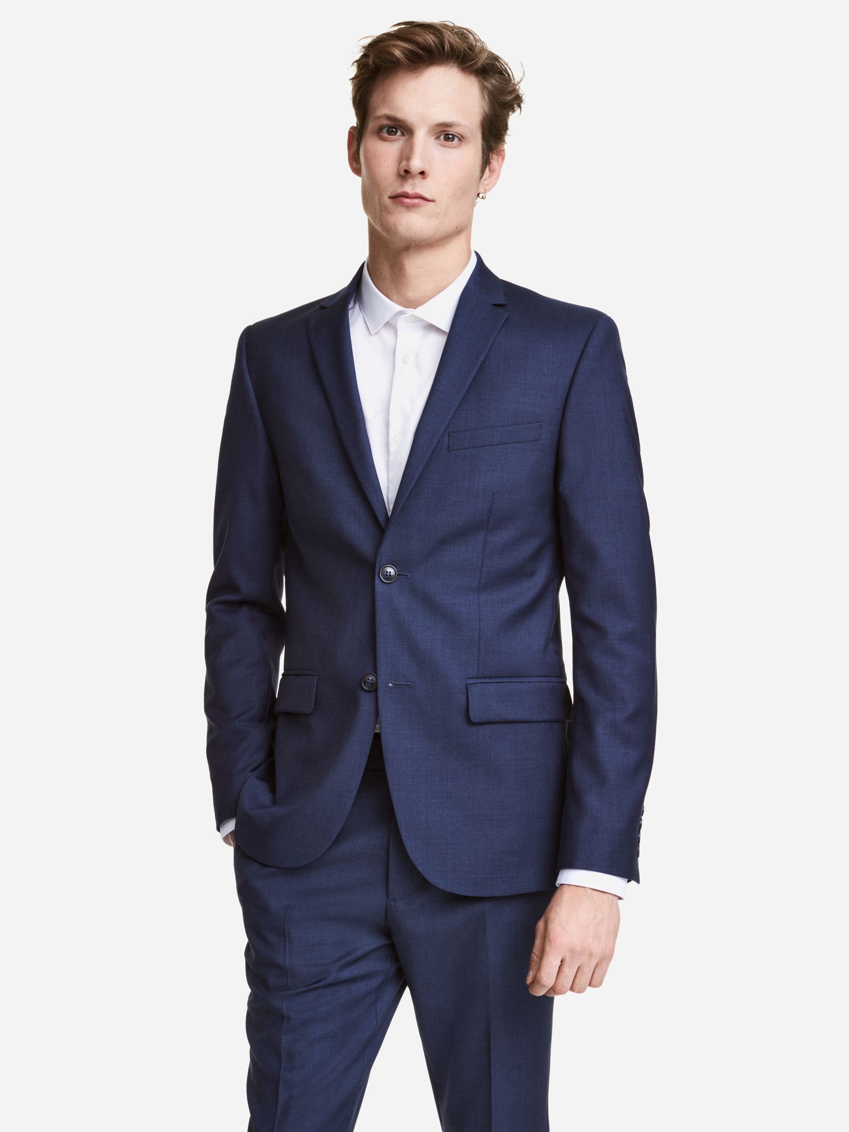 

Пиджак H&M 1656055  Темно-синий, Пиджак H&M 1656055 46 Темно-синий