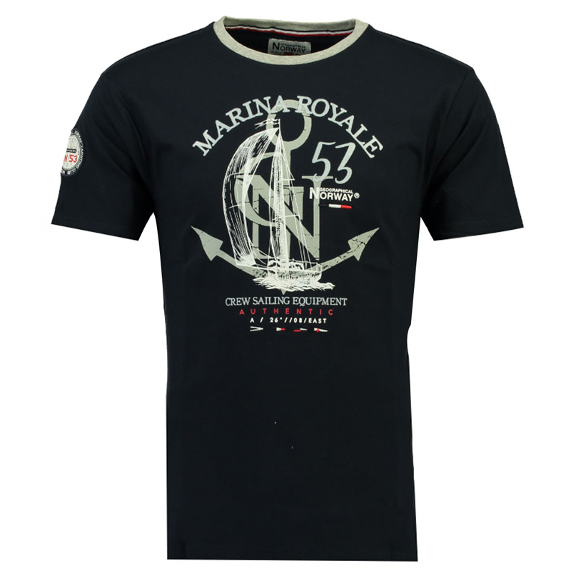 

Футболка мужская Geographical Norway синяя SR001H-450 (S)
