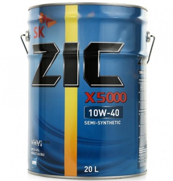 Моторное масло ZIC 10W 40 5000 20л – фото, отзывы, характеристики в .