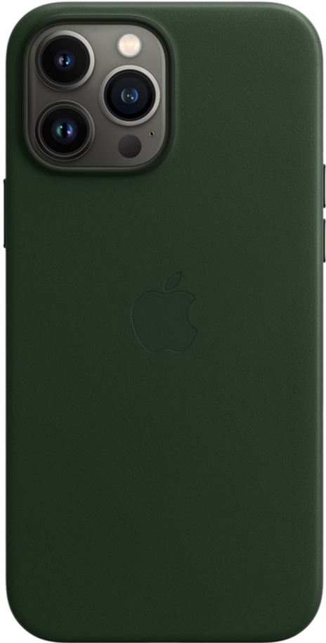 

Панель Apple MagSafe Leather Case для Apple iPhone 13 Pro Max Sequoia Green (MM1Q3ZE/A)