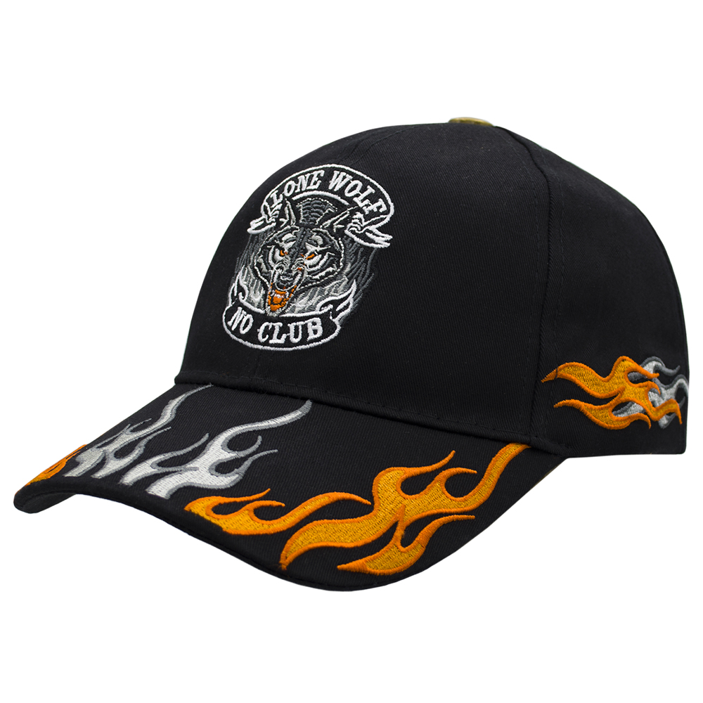 

Бейсболка вышитая Rockway Lone Wolf, No Club