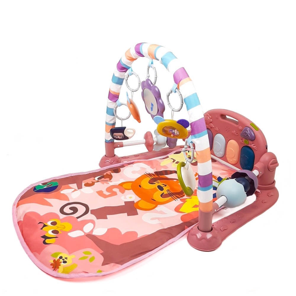 

Коврик пианино для младенца Viva Kids розовый зверушки 1164