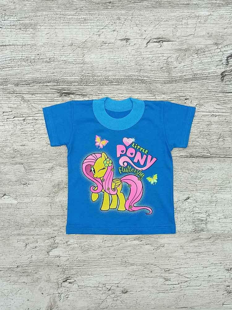 

Футболка для дівчинки бірюзова Little Pony 00060, 80-86 см. (1-2 роки)