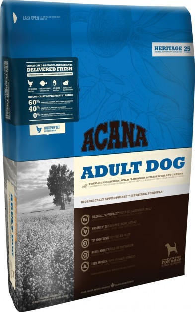 

Сухой корм для собак ACANA Adult Dog для всех стадий жизни со вкусом курицы 11.4 кг