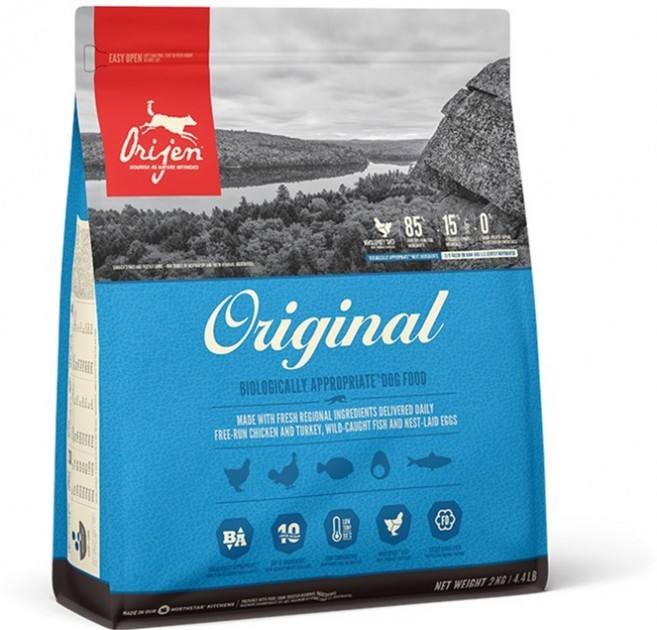 

Сухой корм Orijen Original Dog Для всех пород с курицей и индейкой 2 кг