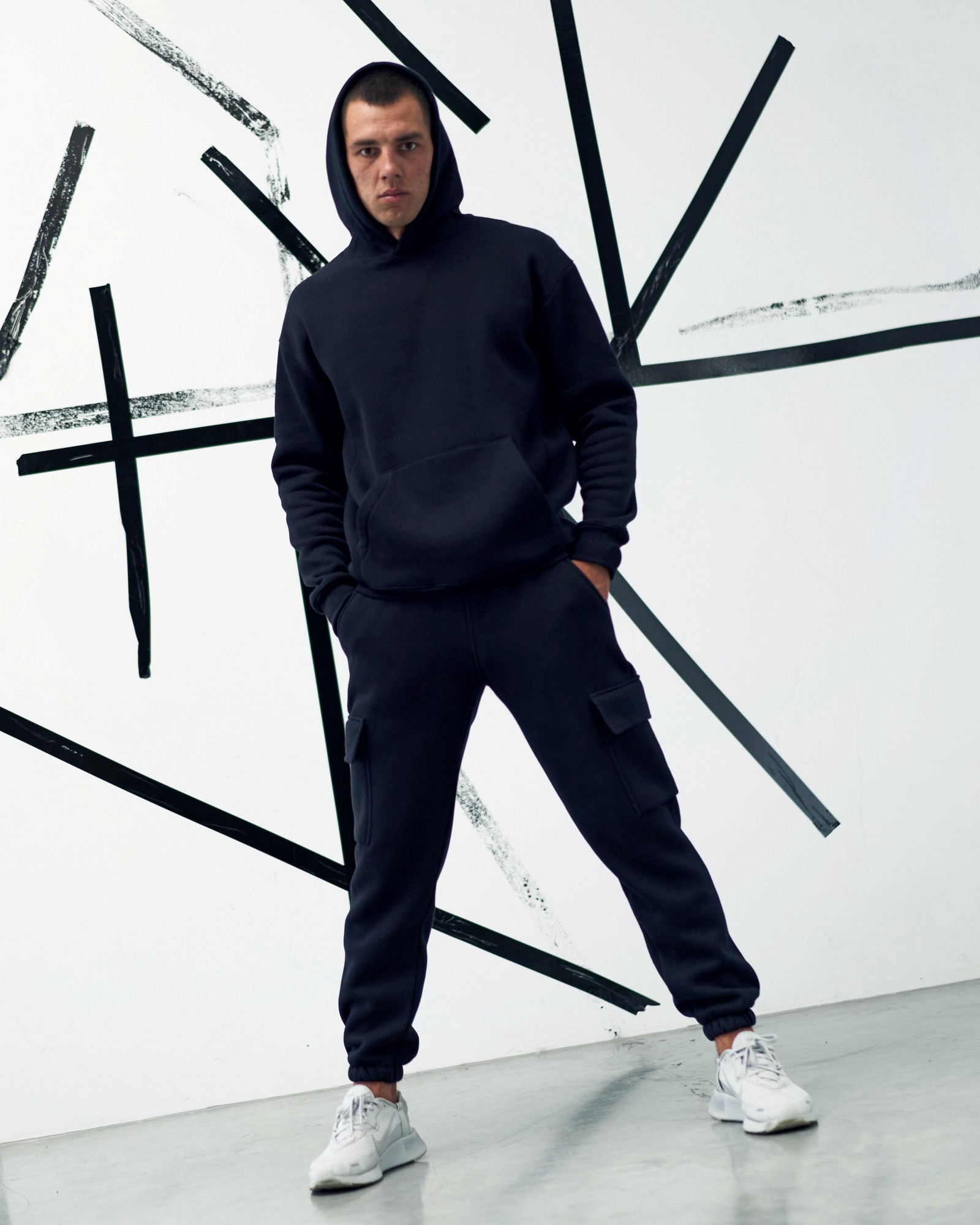 

Спортивный костюм зимний GR8 active wear модель 308w3-темно-синий размер M