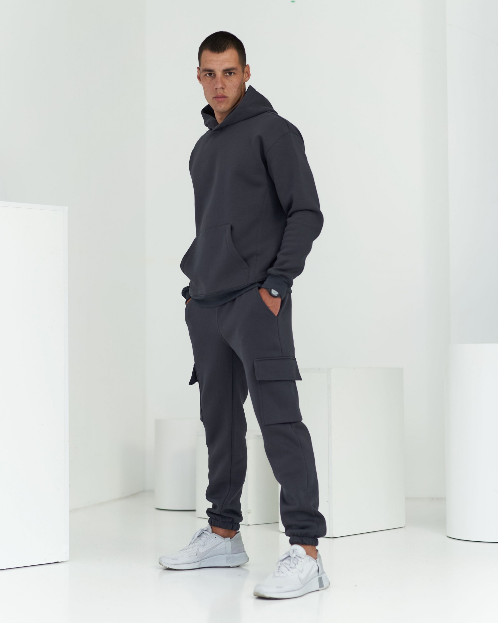 

Спортивный костюм зимний GR8 active wear модель 308w3-фуме-серый размер M