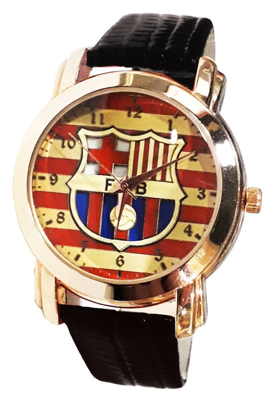 

Часы мужские наручные Барселона Футбольный Клуб, Барса ФК (Barcelona FC), черный ремешок