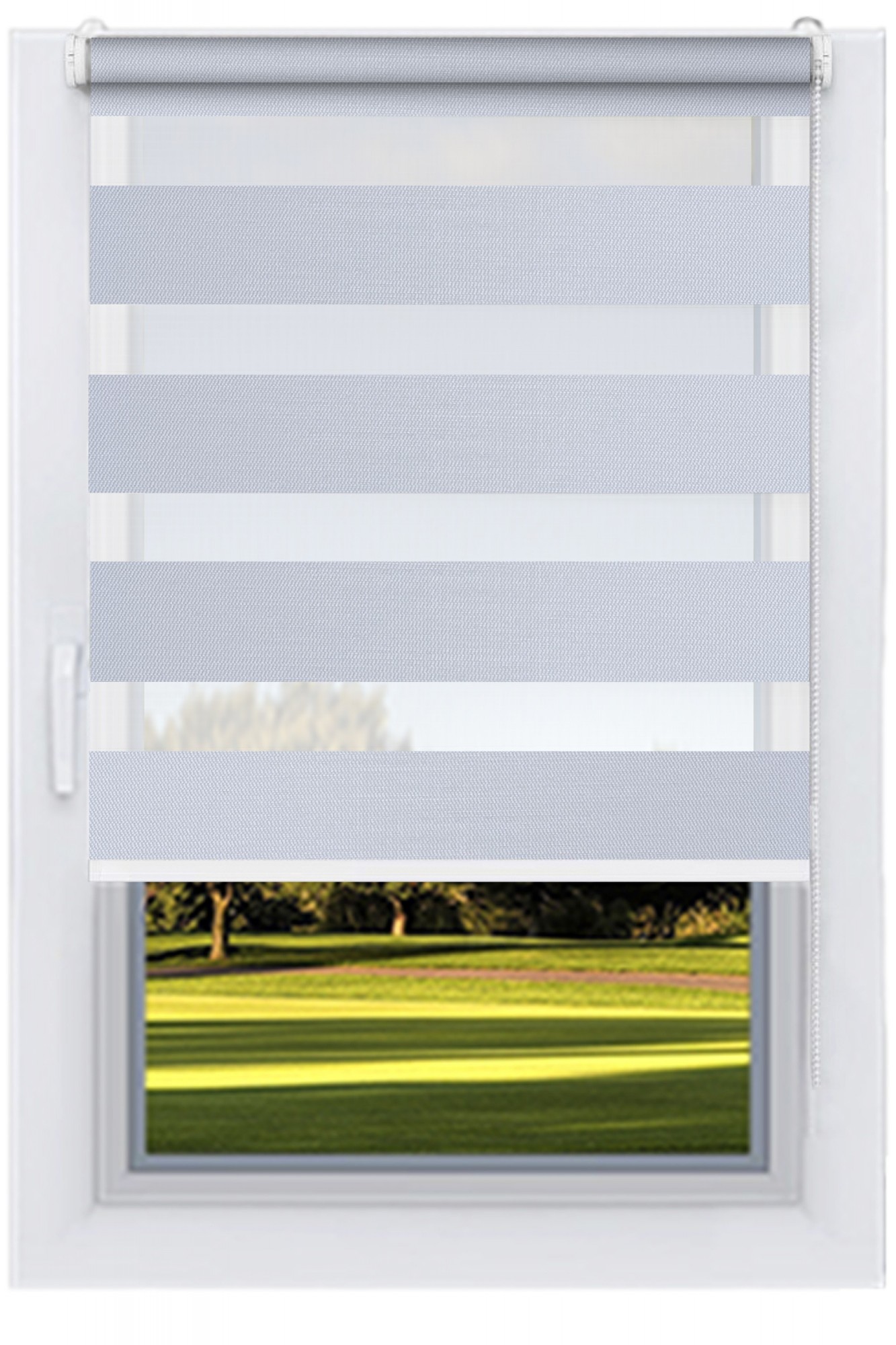 

Ролета тканевая DECOLUX 128х160 БАЛИ Белый вал 19