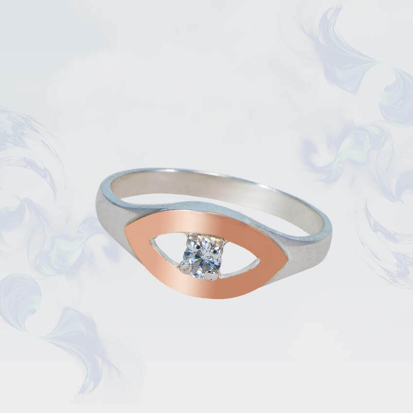 

Кольцо из серебра с золотыми вставками SilverUA модель 140 (размер 19,5)