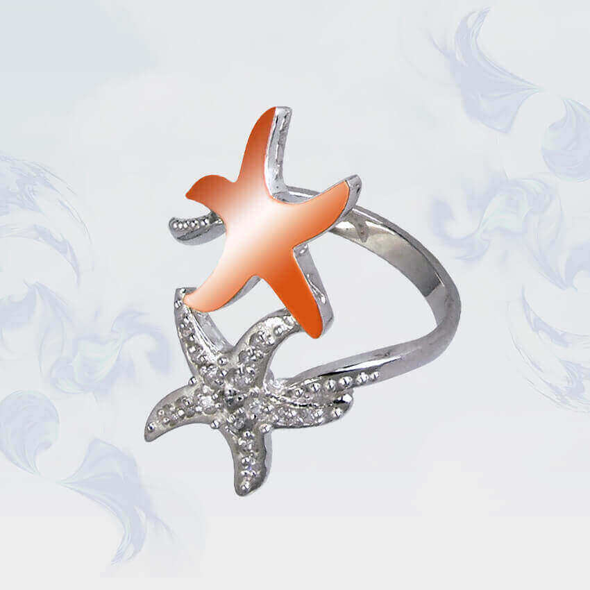 

Кольцо из серебра с золотыми вставками SilverUA модель 119 (размер 19,5)