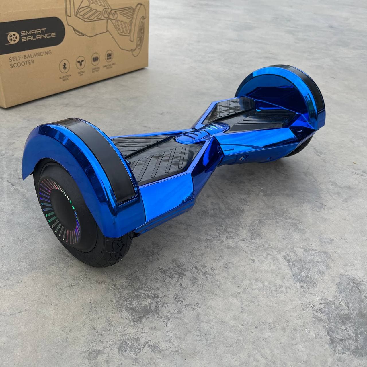 

Гироборд Tao Tao Smart Balance 8" 2021, Хром синий металик