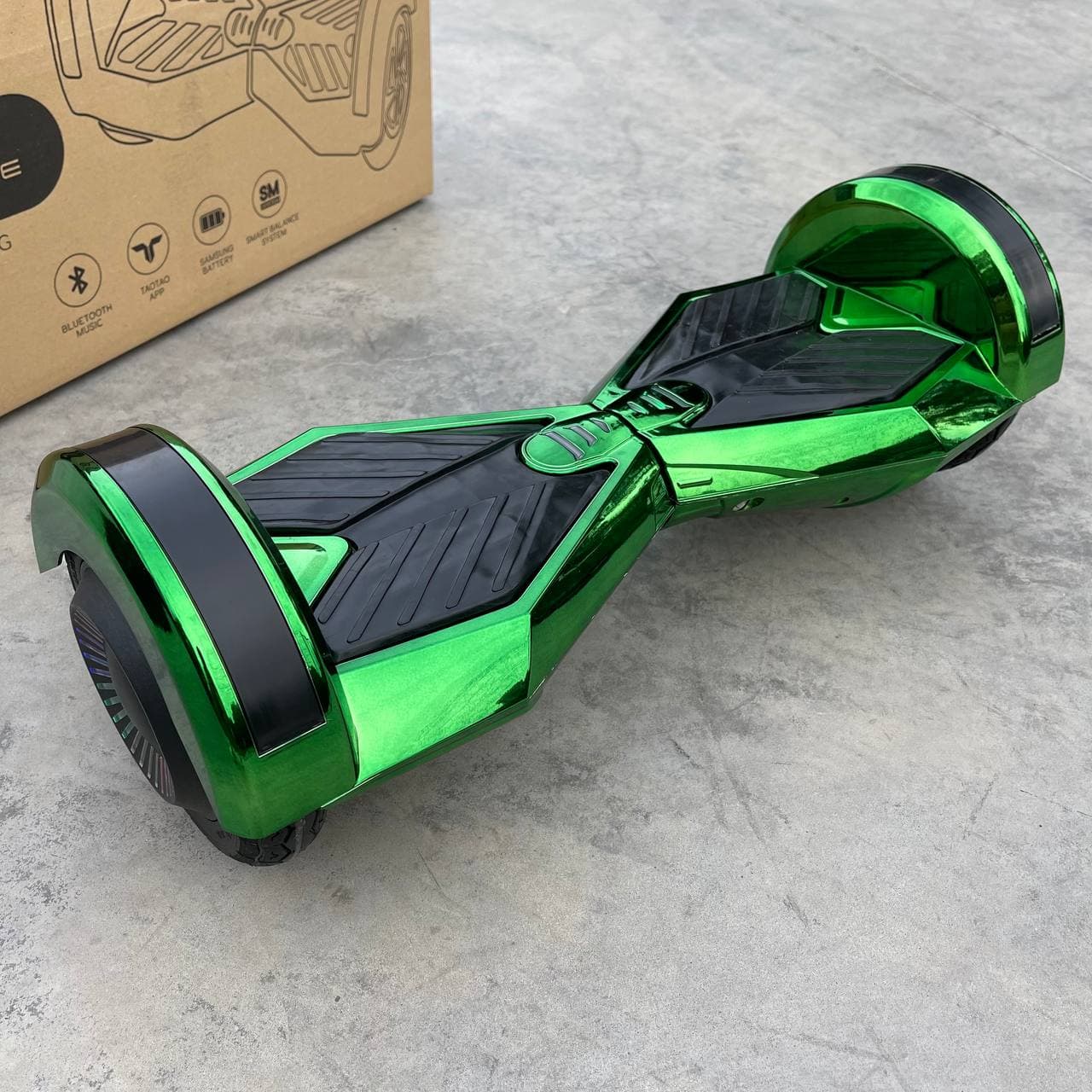 

Гироборд Tao Tao Smart Balance 8" 2021, Хром зеленый металик