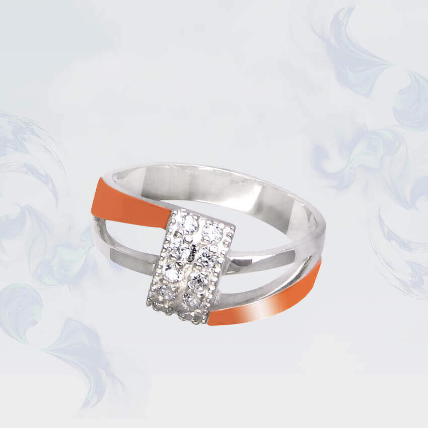 

Кольцо из серебра с золотыми вставками SilverUA модель 087 (размер 19,5)