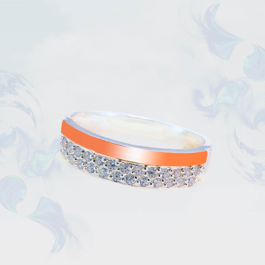 

Кольцо из серебра с золотыми вставками SilverUA модель 196 (размер 19,5)