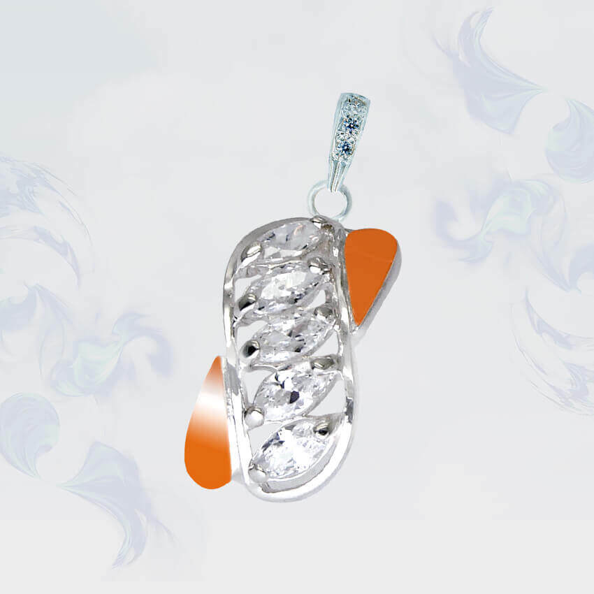 

Подвеска из серебра с золотыми вставками SilverUA модель 088