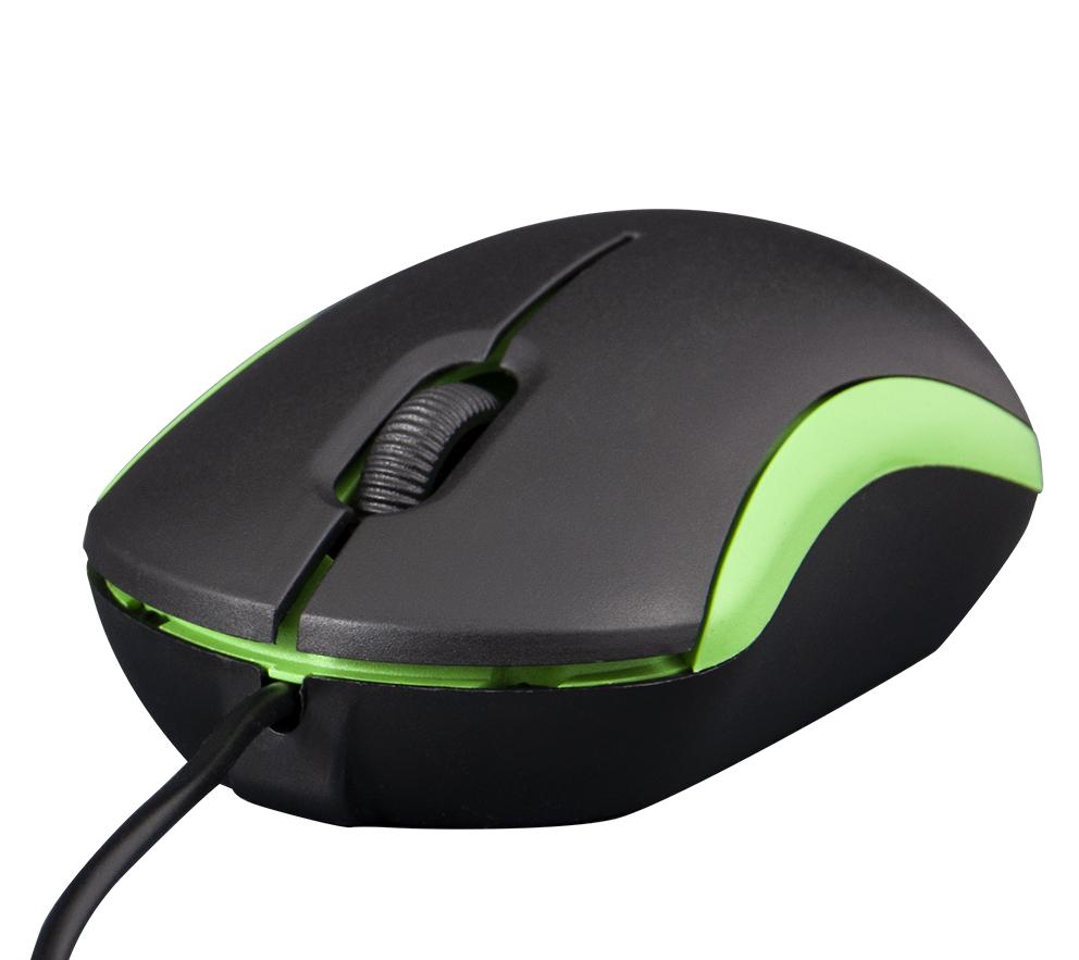 

Мышь Frime FM-010 USB Black-Green FM-010BG