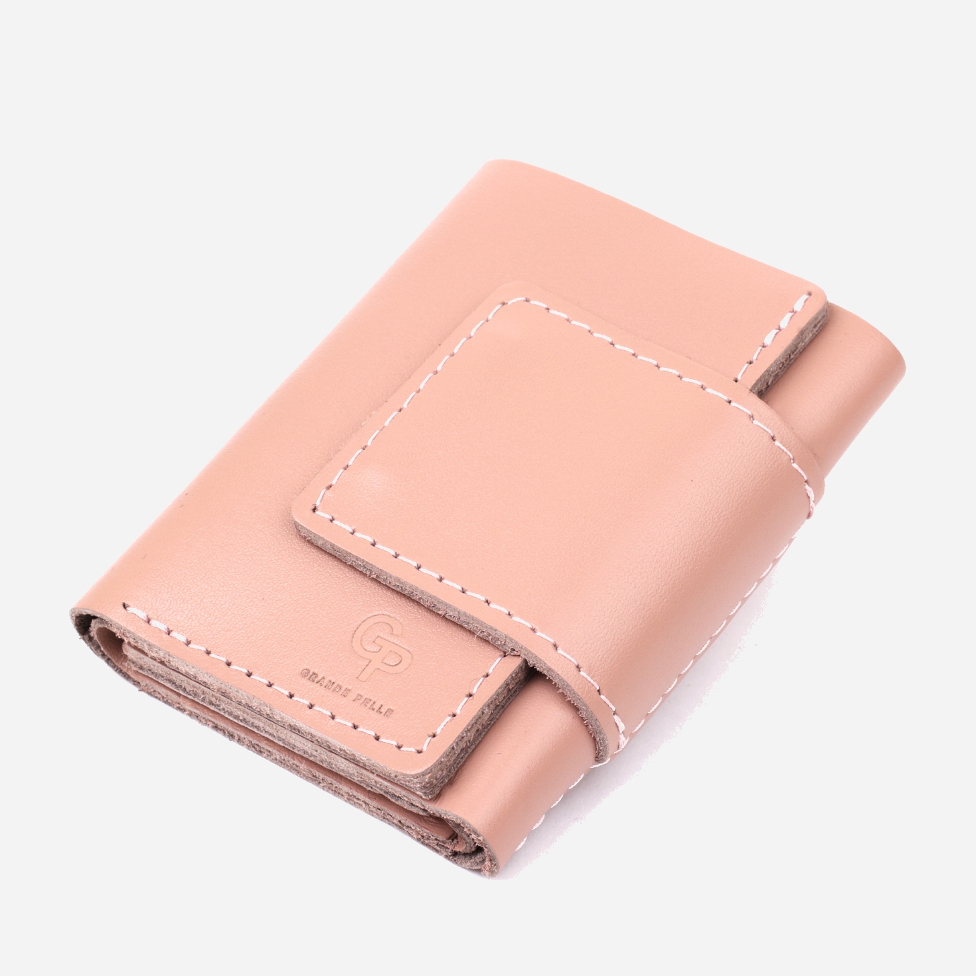 

Женский кошелек кожаный Grande Pelle leather-11366 Розовый