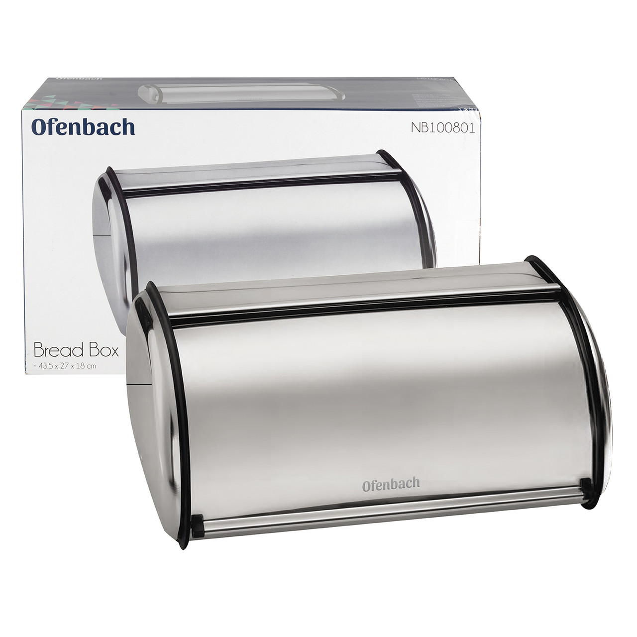 

Хлібниця Ofenbach Big 43.5x27x18 см нержавіюча сталь 9666089