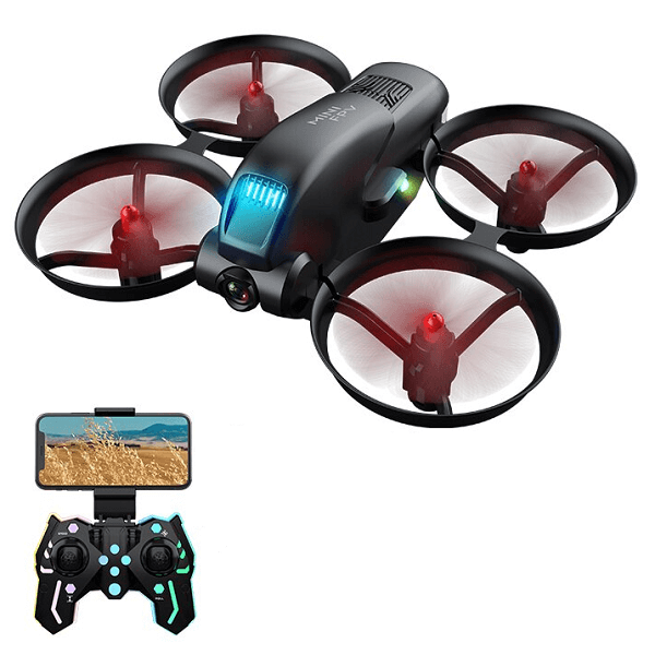 

Квадрокоптер RC KF615 Mini – міні-дрон з 4K і HD-камерами, FPV, барометр, до 15 хв. польоту (k478)