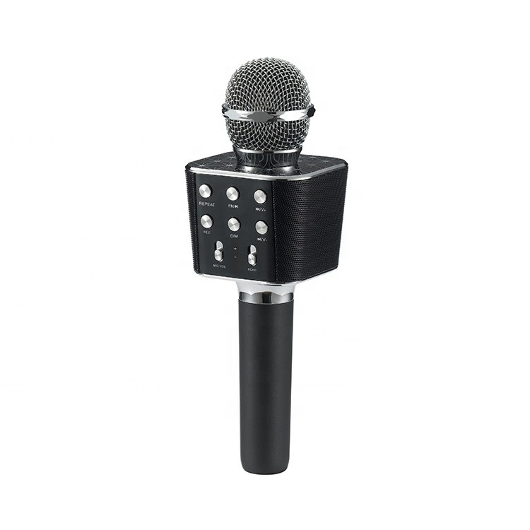 

Беспроводной караоке микрофон с динамиками Bluetooth USB WS-1688 Pro UTM Black (45719IM)
