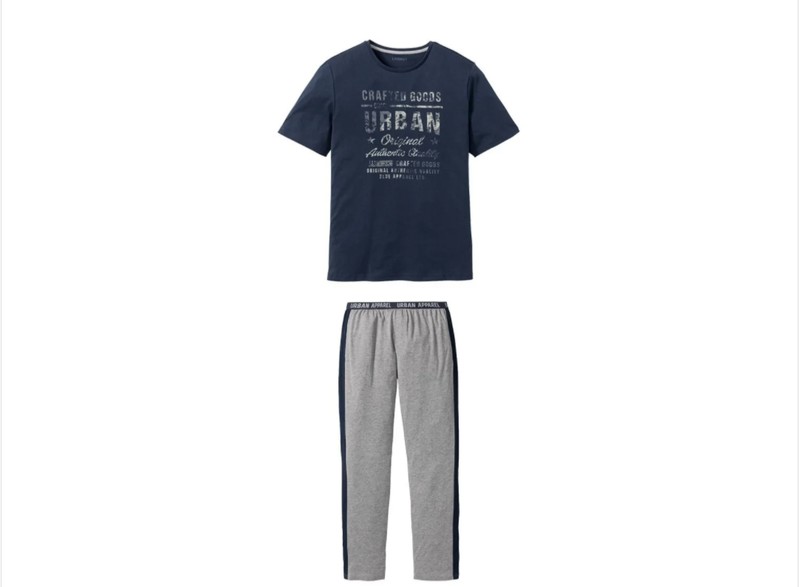 

Пижама Livergy 1019 L синий + серый