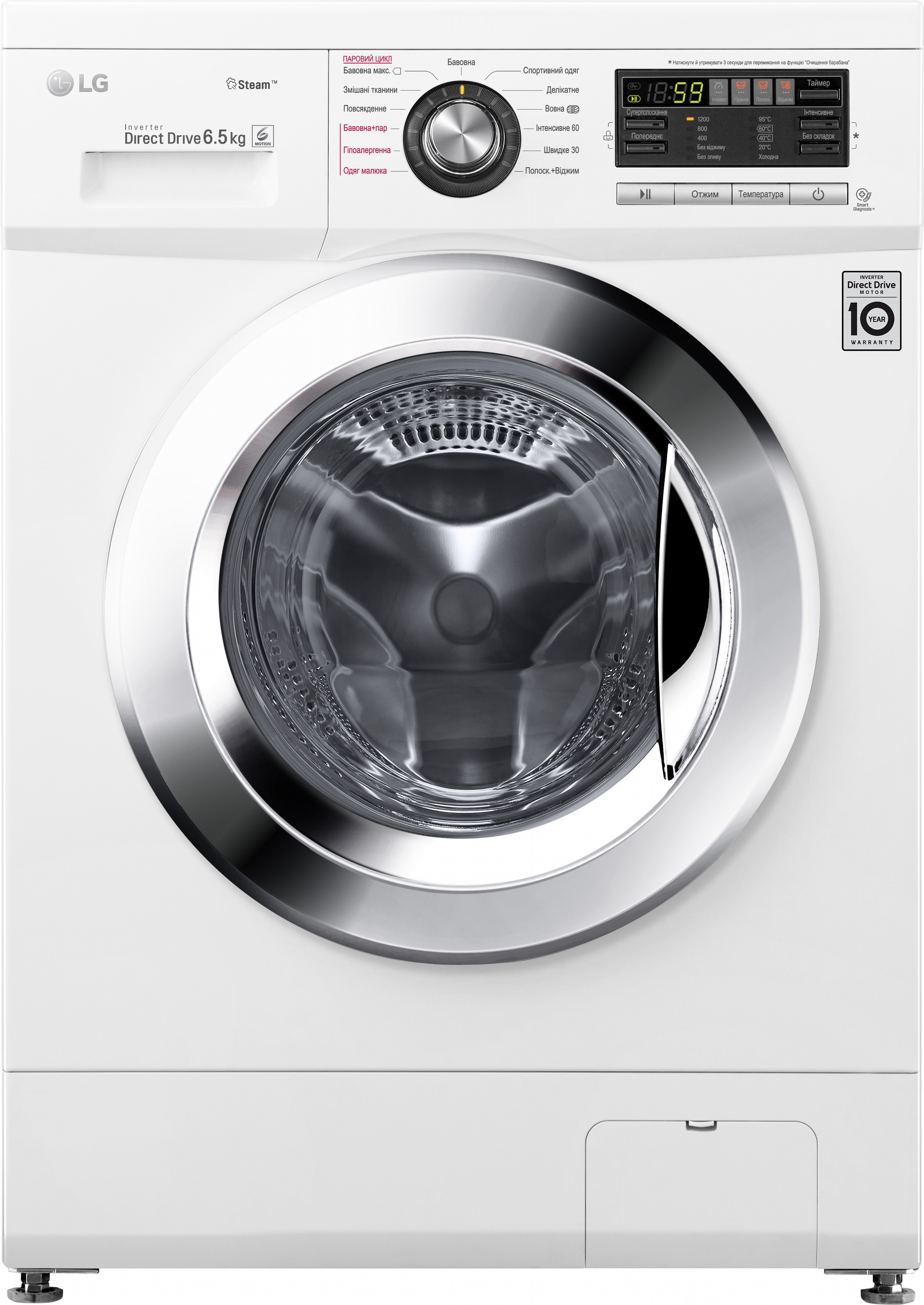 

Стиральная машина узкая LG F1296WDS3