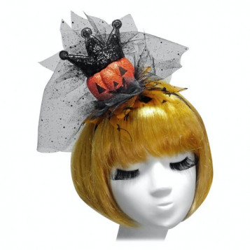 

Обруч Королева Тыква Halloween 17-896BLK-OR