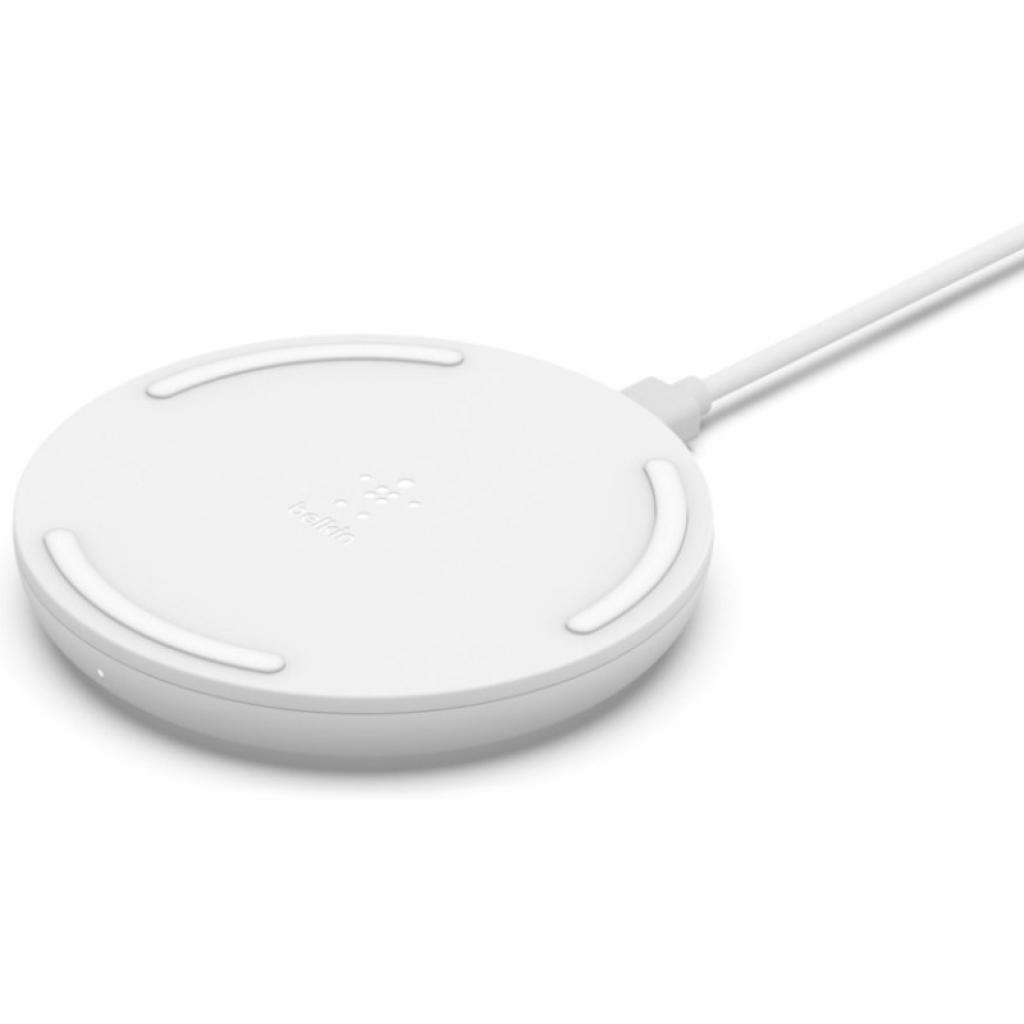 

Зарядное устройство Belkin Pad Wireless Charging Qi, 15W, white