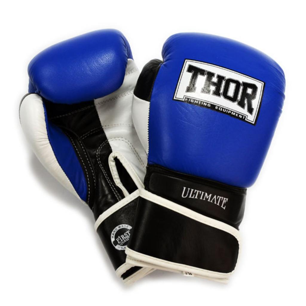 

Боксерские перчатки Thor Ultimate 10oz Blue/Black/White (551/03(Leather) B/B/W 10 oz.)