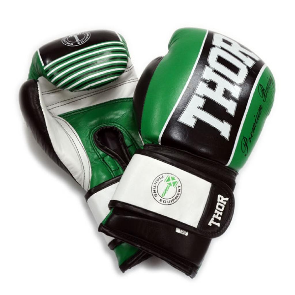 

Боксерские перчатки Thor Thunder 14oz Green (529/12(Leather) GRN 14 oz.)