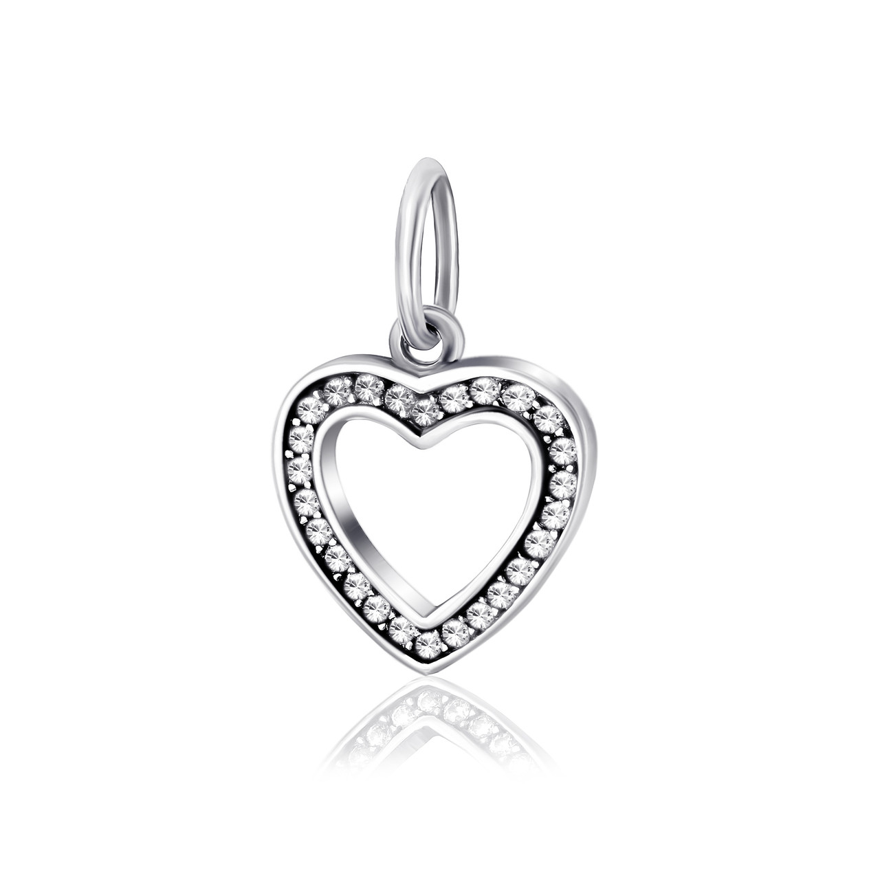 

Серебряный шарм - бусина Silvex 925 "Ее сердце" П5Ф/7030