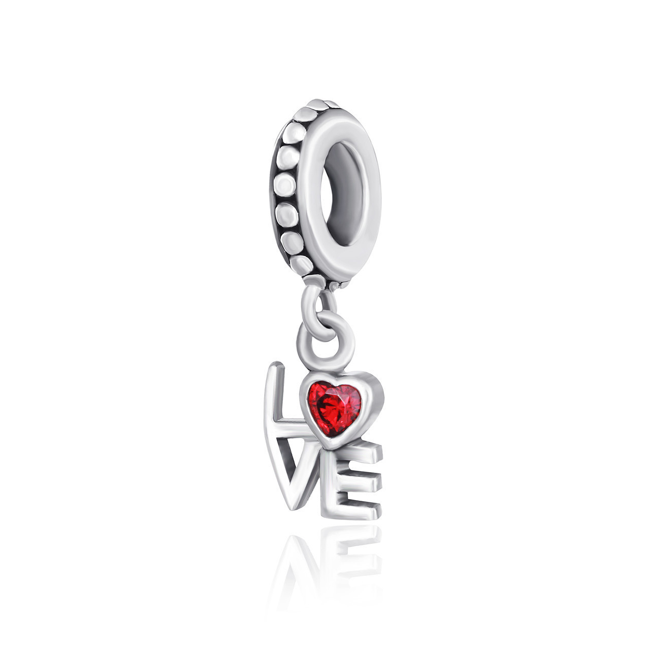 

Серебряный шарм - бусина Silvex 925 "Любовь 5.0" П5ФГ/791