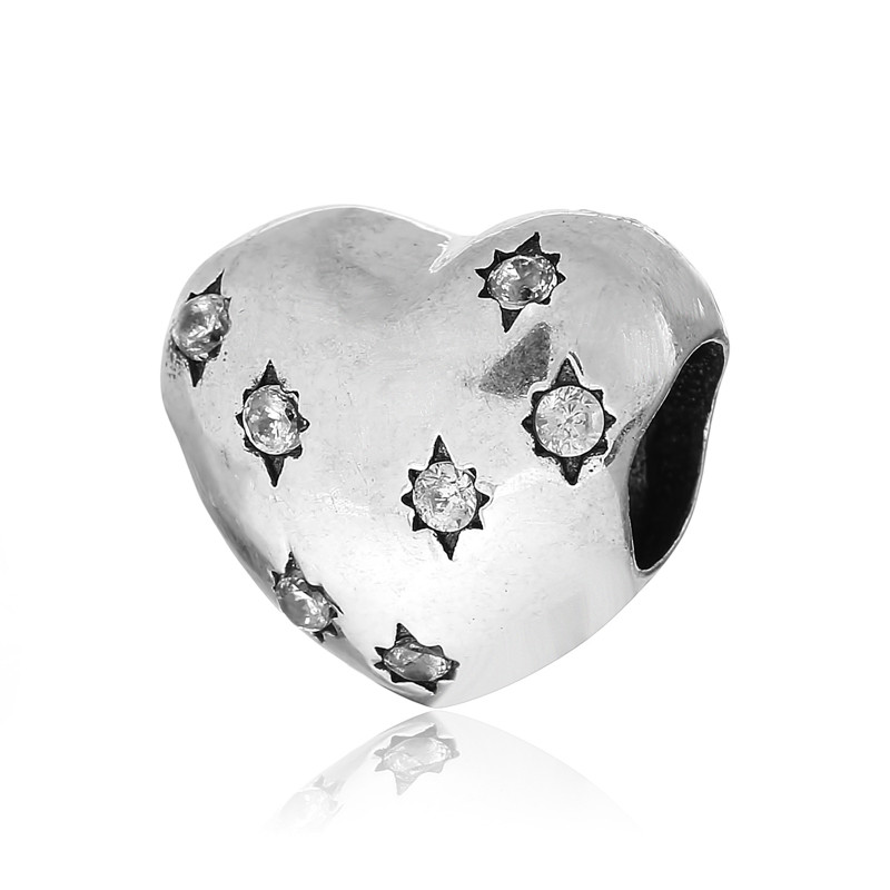 

Серебряный шарм - бусина Silvex 925 "Неземная любовь" П5Ф/756