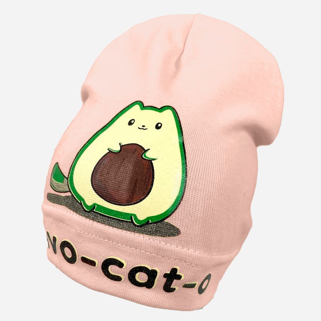 

Демисезонная шапка Sample Avo-cat-o 42-46 Светло-розовая