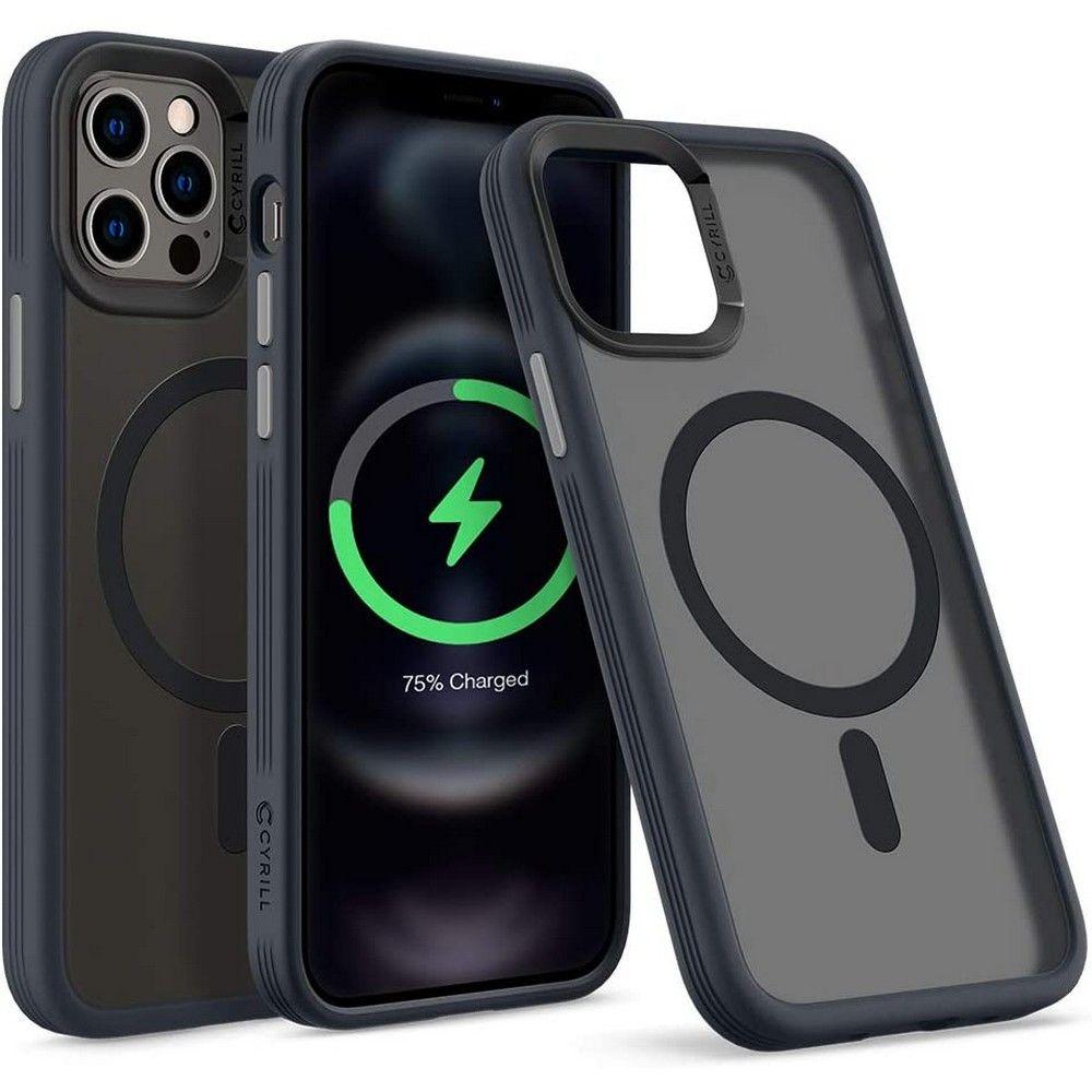 

Чехол Spigen для iPhone 12 / 12 Pro - Color Brick Graphite, MagSafe