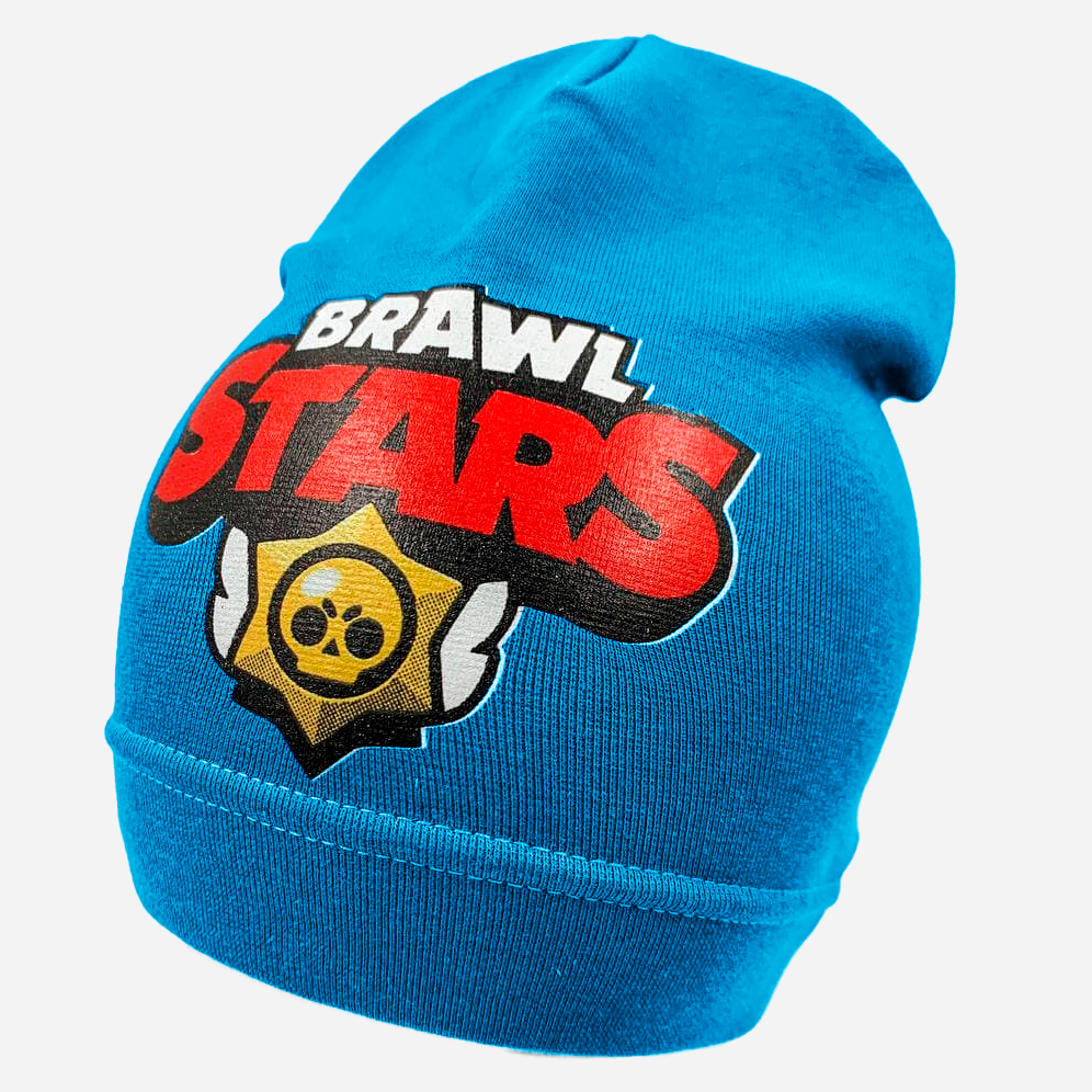 

Демисезонная шапка Sample Brawl stars(М2024) 46-54 Голубая