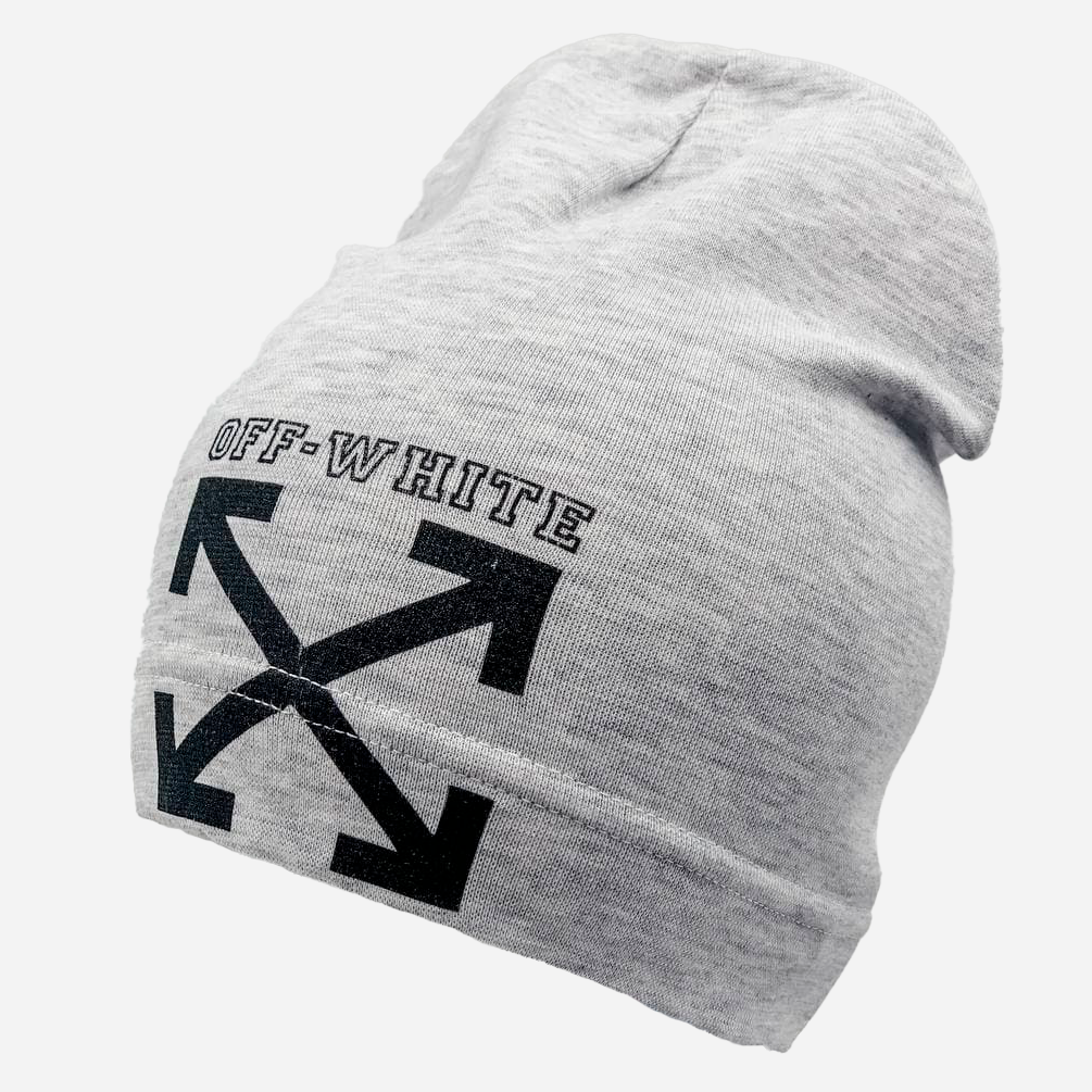 

Демисезонная шапка Sample Off White 46-54 Светло-серая