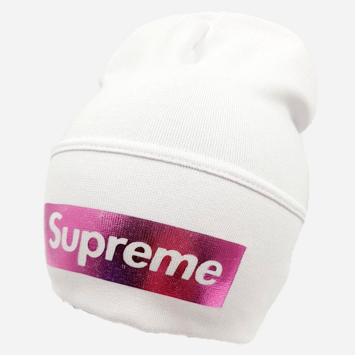 

Демисезонная шапка Sample Supreme 46-52 Белая