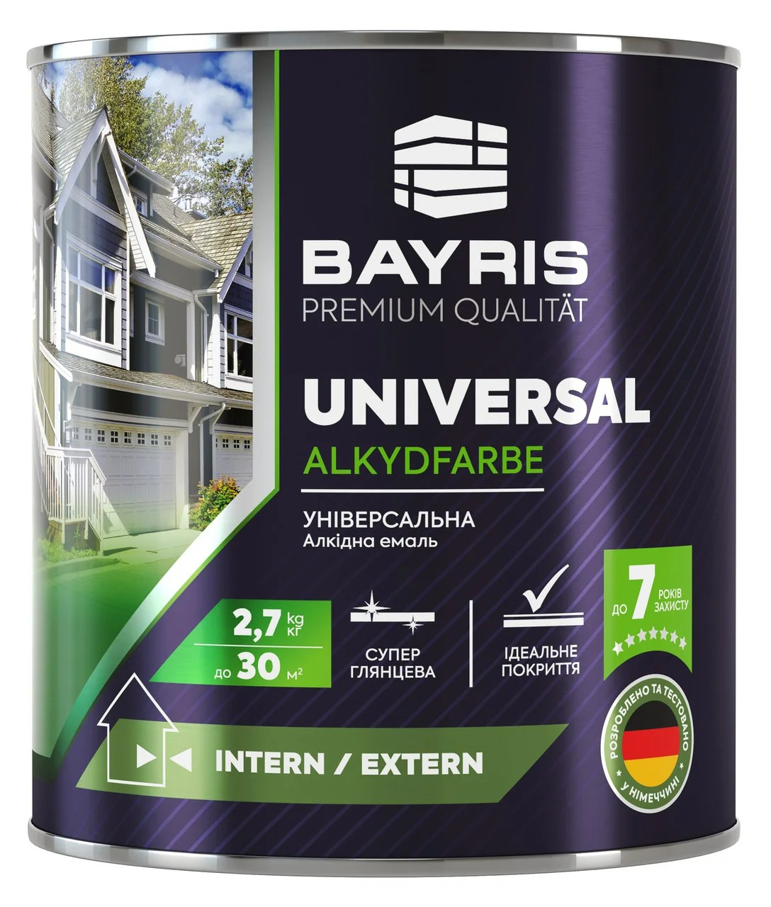 

Эмаль универсальная алкидная Bayris шоколадный 2.7 кг