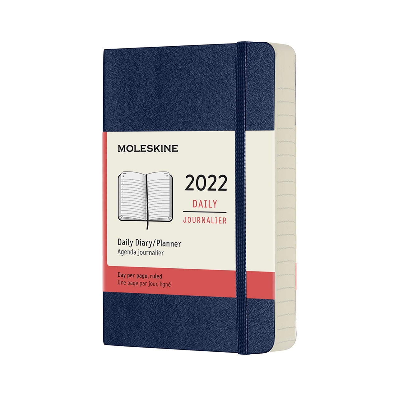 

Ежедневник Moleskine 2022 Датированный Карманный (9х14 см) 400 страниц Сапфир Мягкий (8056420855708)
