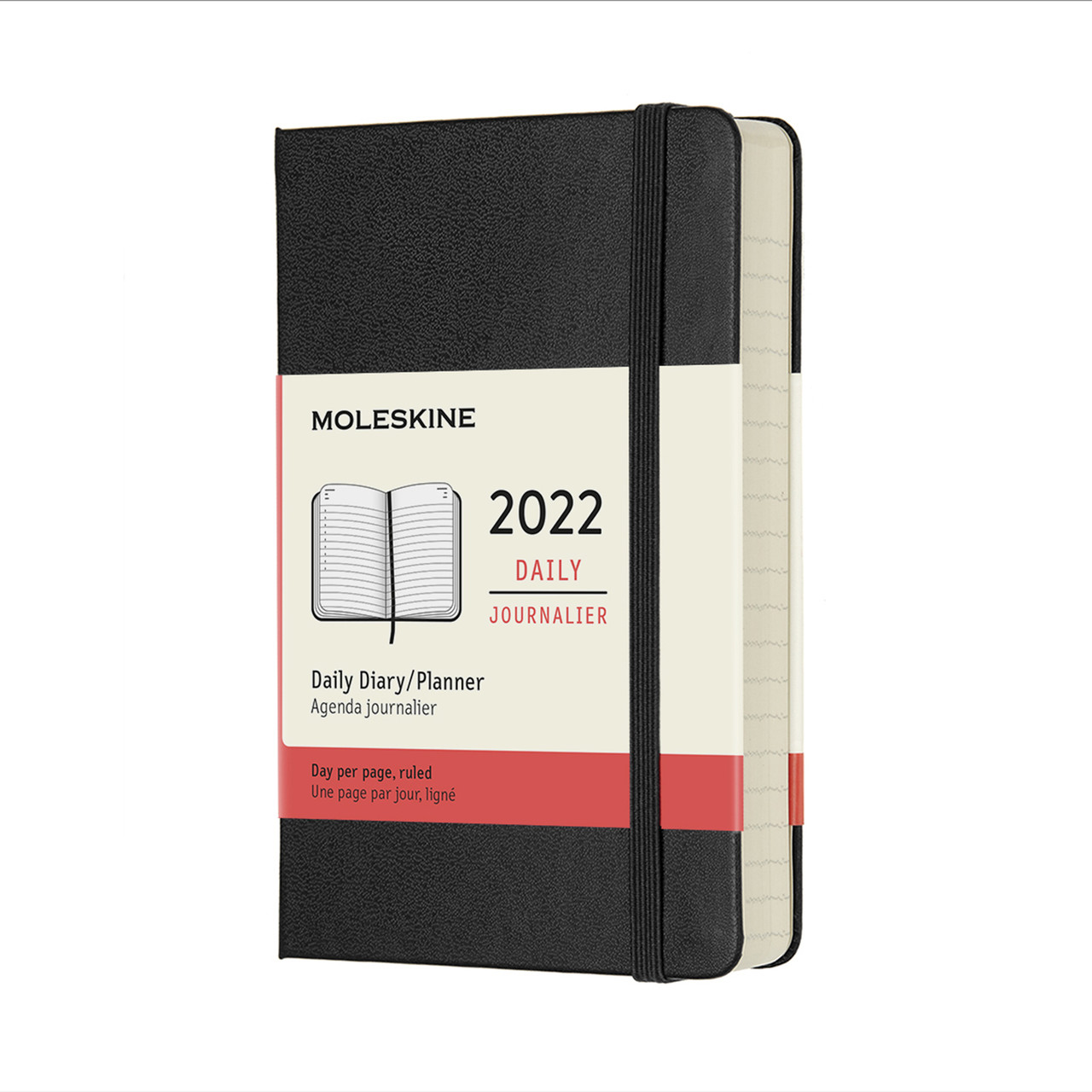 

Ежедневник Moleskine 2022 Датированный Карманный (9х14 см) 400 страниц Черный (8056420855609)