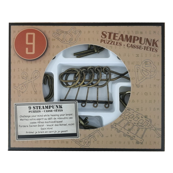 

Набор головоломок — Eureka 3D Puzzle "Steampunk Puzzles Brown set"