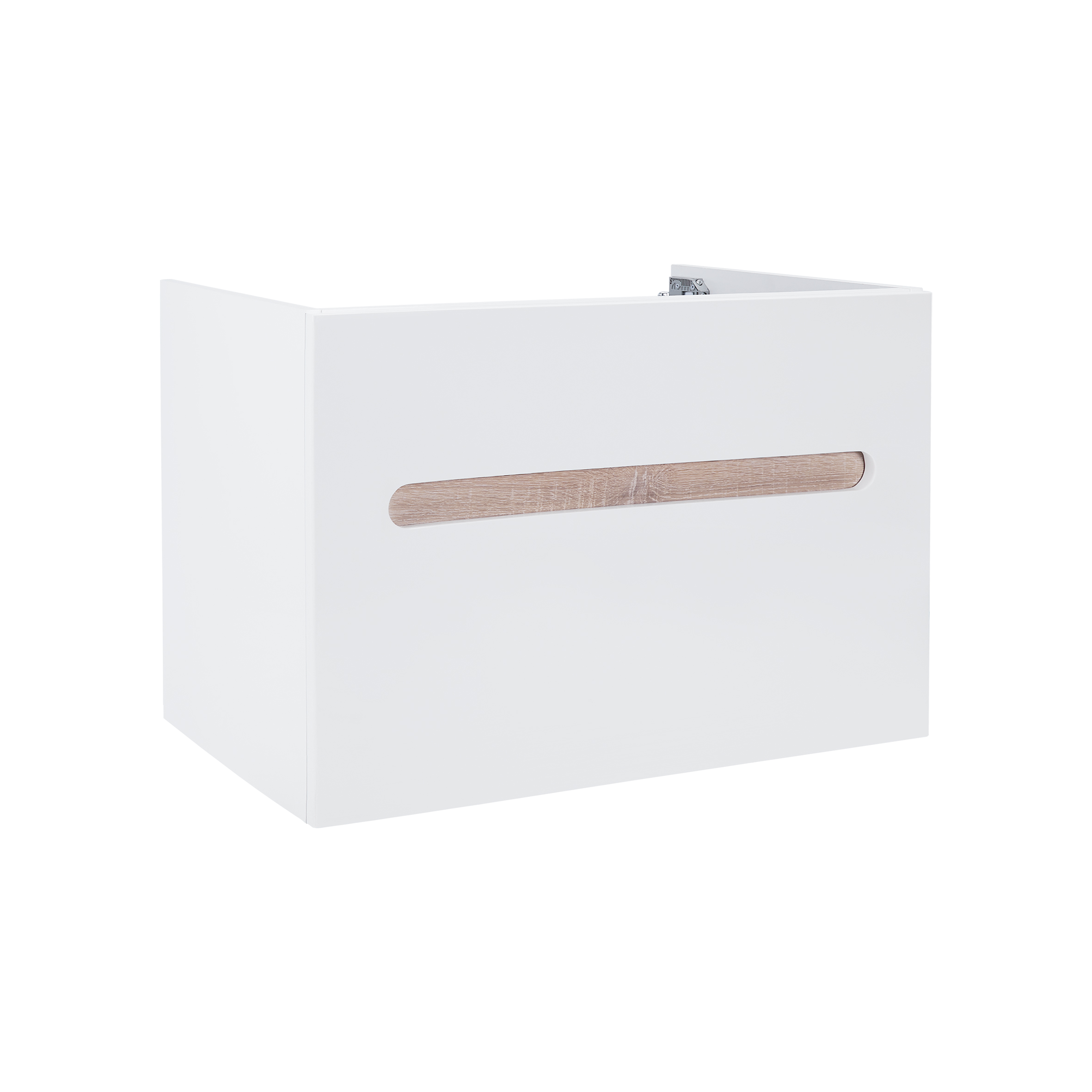 

Тумба подвесная Qtap Virgo 800х580х437 White/Whitish oak QT1874TPА801W