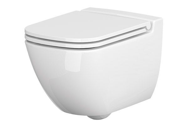 

CET 741 Унитаз подвесной Cersanit CASPIA CLEAN ON с сиденьем слим дюропл. лифт легкосъемное