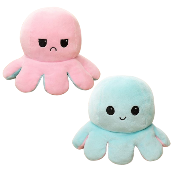 

Мягкая игрушка Осьминог Перевертыш Mood Octopus Original pink, 16 см (W100348)