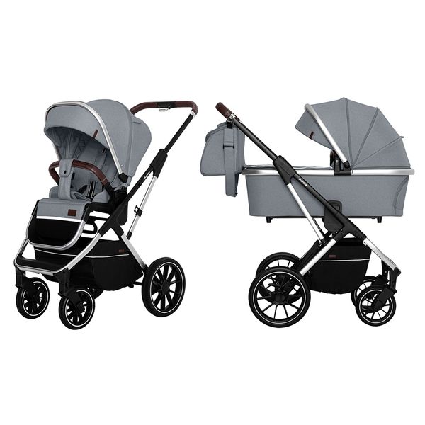 

Коляска универсальная CARRELLO Aurora CRL-6505 (2in1) Silver Grey + дождевик / 1 /