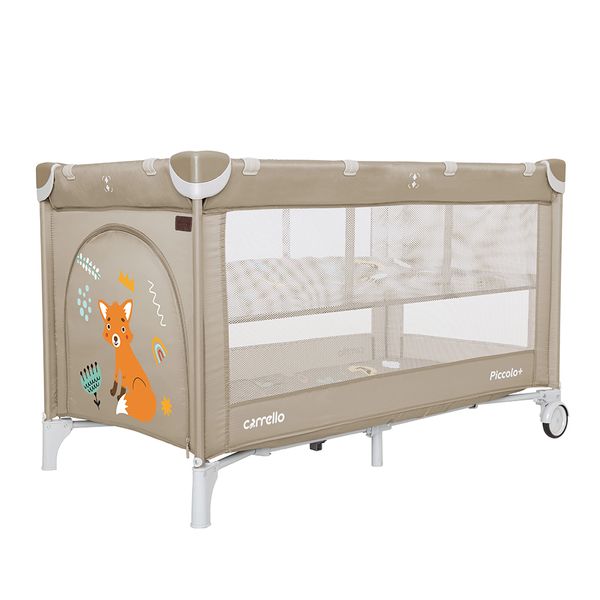 

Манеж CARRELLO Piccolo+ (Каррелло Пикколо) CRL-9201/2 Sand Beige со вторым дном /1/ MOQ