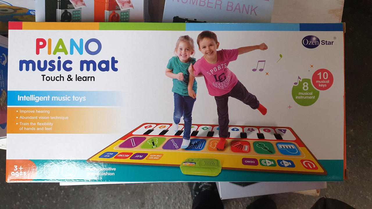 

Детский музыкальный игровой коврик пианино,110 см