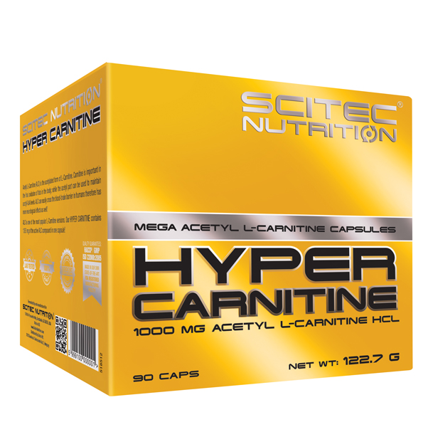 

Карнитин HYPER CARNITINE 90 капсул SCITEC NUTRITION